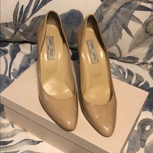 Jimmy Choo classic nude pumps 247 AIMEE- leather